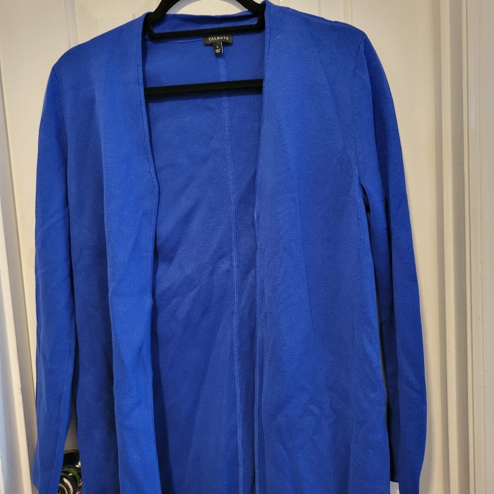 Blue talbots size small sweater